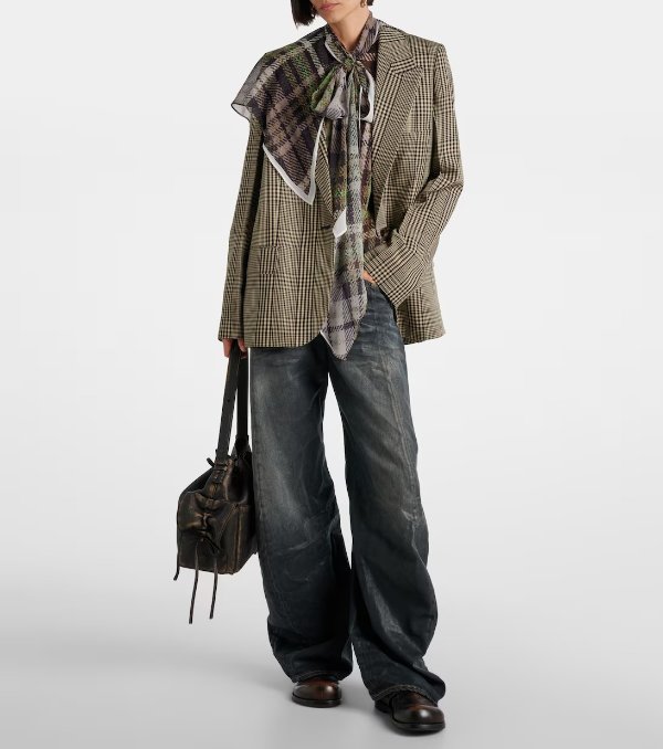 2006F 水洗阔腿牛仔裤