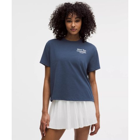 Relaxed-Fit 网球T恤 