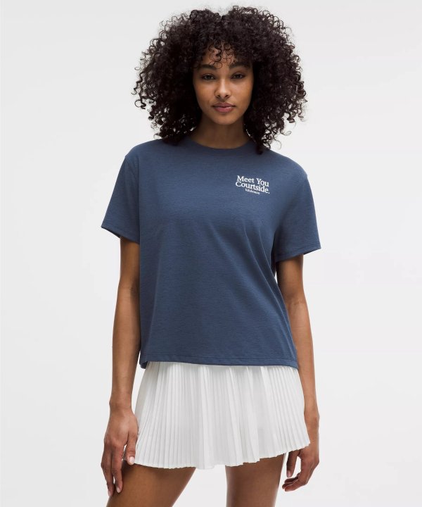 Relaxed-Fit 网球T恤 