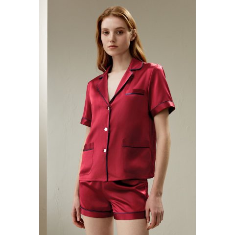 真丝女士睡衣套装