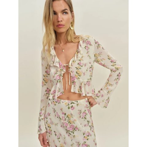 Julie 碎花小套装