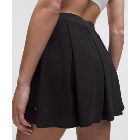 Angled-Pleat 高腰网球裙