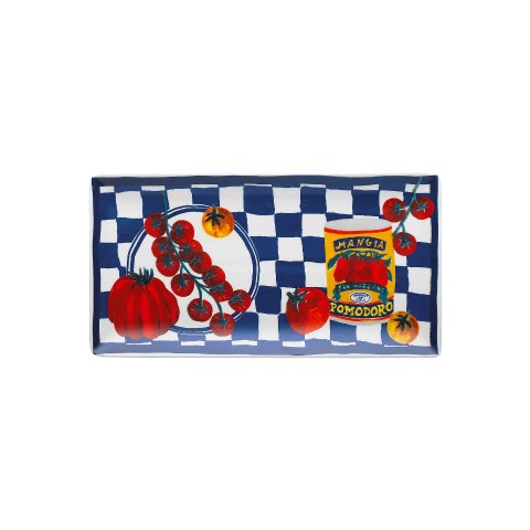PortoValentina 长方形托盘 番茄拼盘 29.5cm