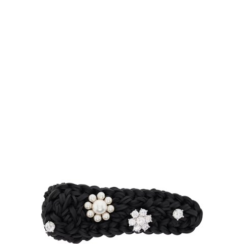 ShuShu/TongBlack 花朵水钻发夹