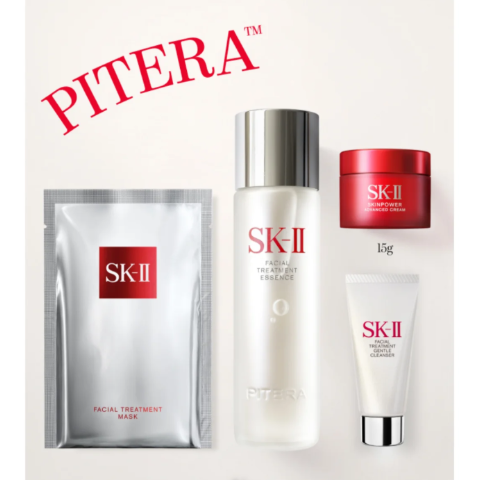 面膜+精华+洗面奶+面霜4件套