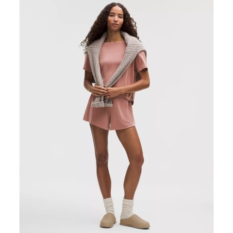 lululemonDrapey Softstreme 高腰短裤 3.5英寸