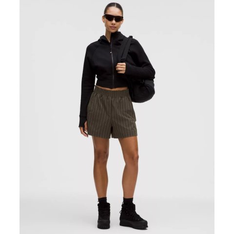 lululemonRuffle 4寸高腰短裤