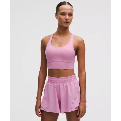 lululemonEnergy 交叉长款文胸 中等支撑