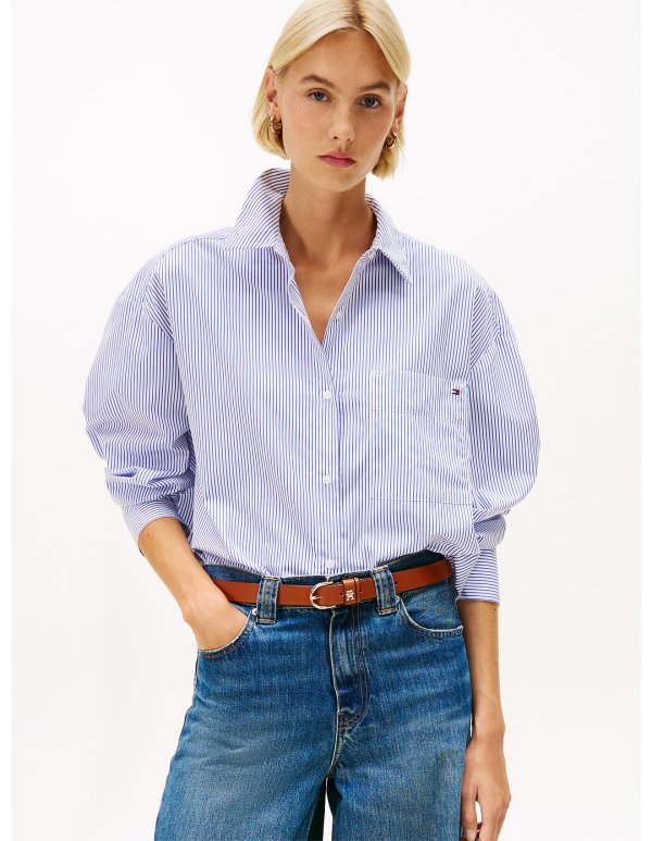 Relaxed Fit 宽袖衬衫