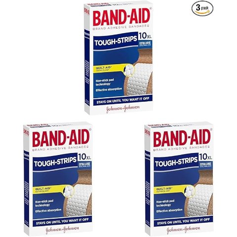 Band-Aid 加大型布质创可贴 30片