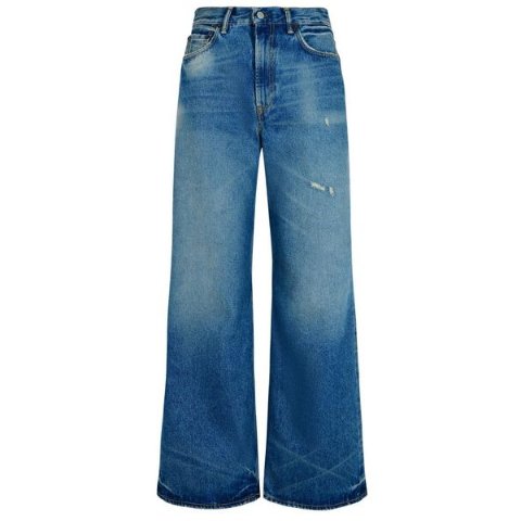 Acne Studios高腰阔腿牛仔裤