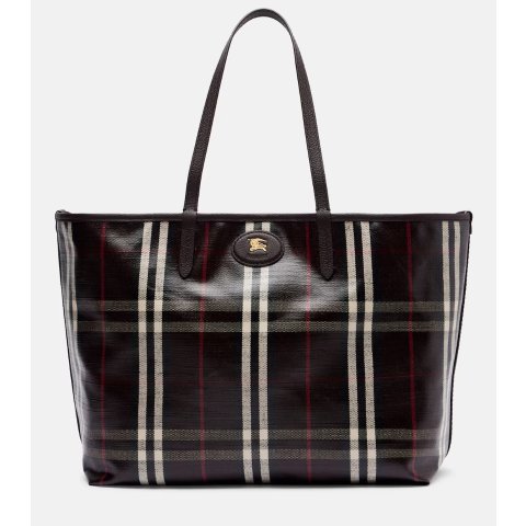 Highlands 中号提花托特包