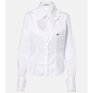 Toulouse 褶边棉质衬衫