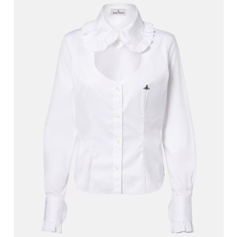 Toulouse 褶边棉质衬衫