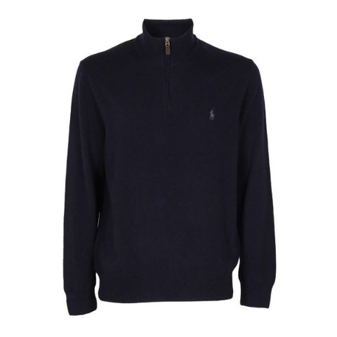 Pony 刺绣半拉链卫衣