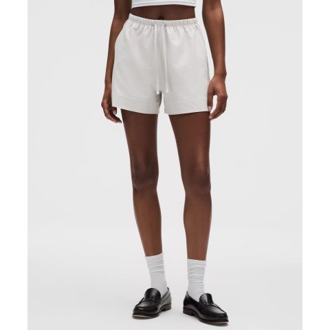 LuluLinen 中腰短裤 3.5吋