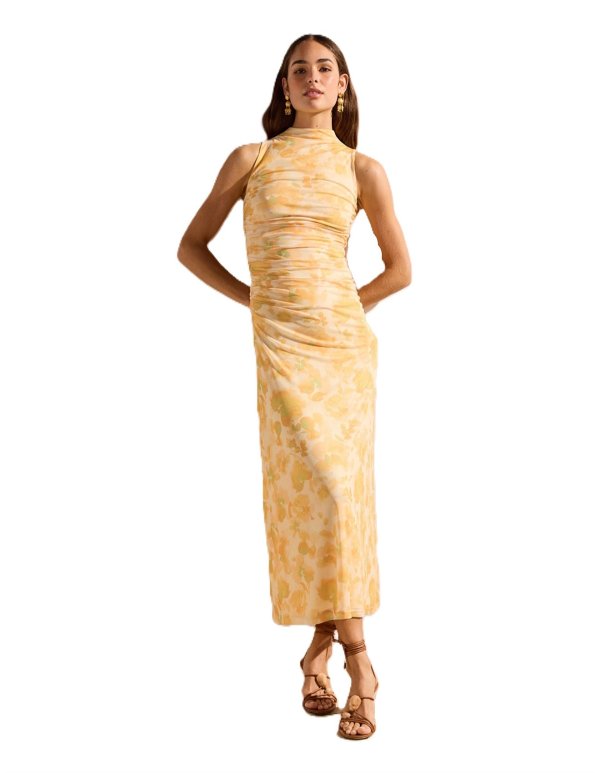 CLAIR 网纱连衣裙 中长款