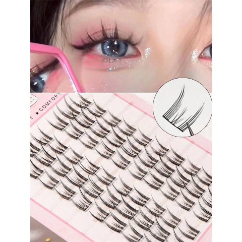 Slouchy Cat耳朵款簇状假睫毛 60簇