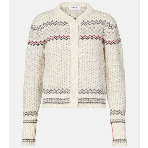 Fair Isle 羊毛马海毛开衫