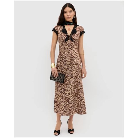 chinese dress ladies Cotton Halter Maxi Dress with Embroidery by Nay
