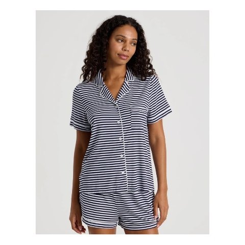 Chloe & Lola 短袖睡衣套装 蓝色条纹