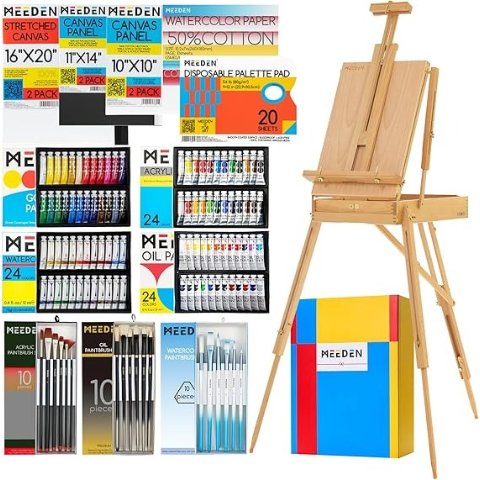 MEEDEN 法式画架绘画套装 141件