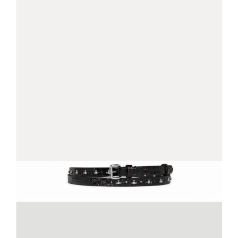 Vivienne WestwoodMini Alex Orb 铆钉皮带