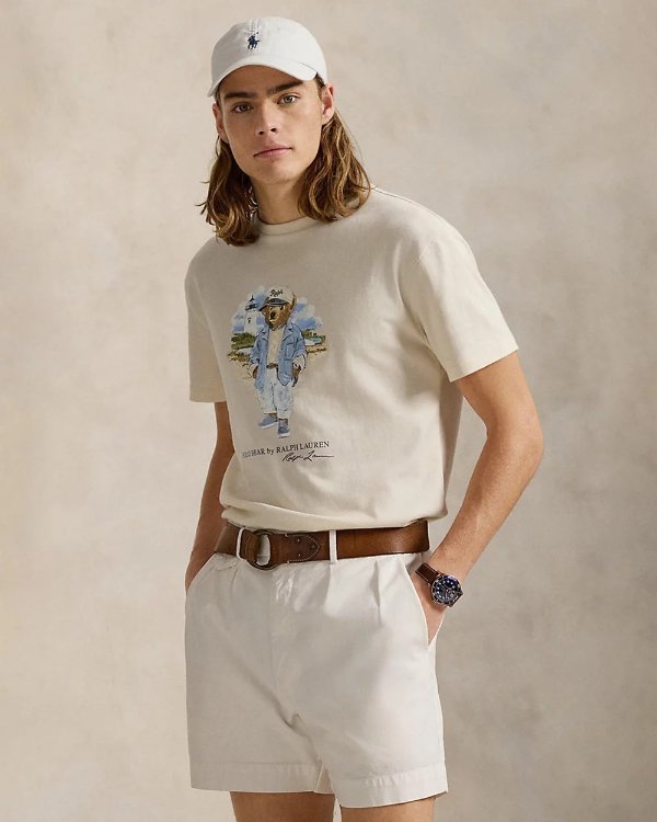 Polo Bear 修身T恤 棉质