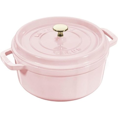 慕斯玫瑰粉 珐琅锅 20cm