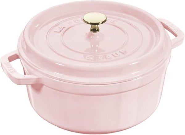 慕斯玫瑰粉 珐琅锅 20cm