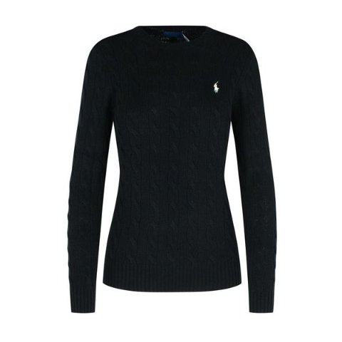 Cable-Knitted 刺绣毛衣