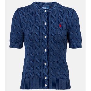 Cable-knit 棉开衫