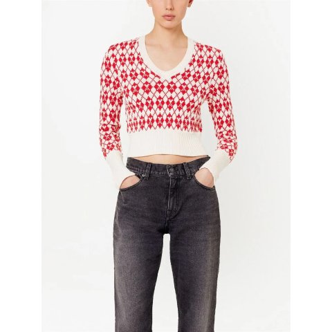 Ami de Coeur 菱纹毛衣