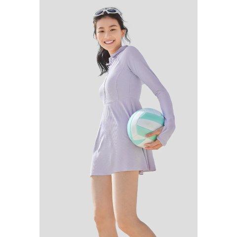 Sheer 女士防晒连体泳衣