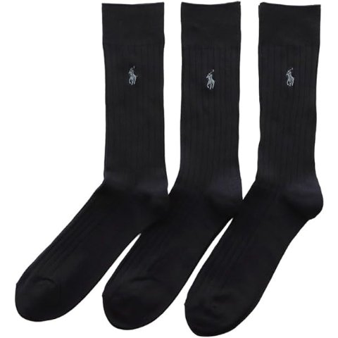 刺绣中筒袜 3双