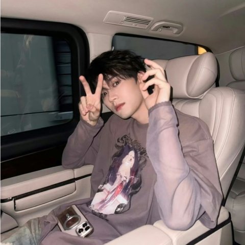 Acne Studios周翊然同款 贵宾狗假两件T恤