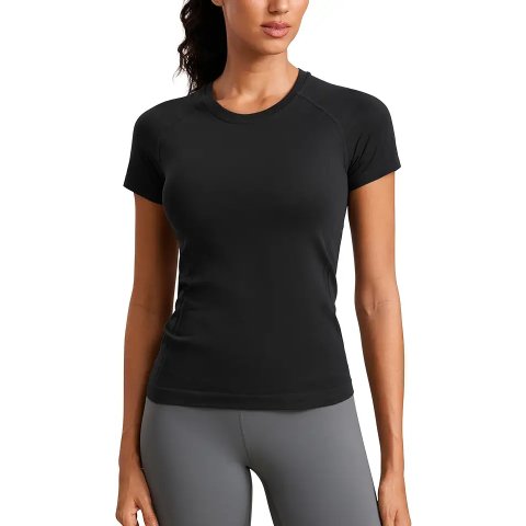 CRZ YOGA 无缝短袖健身T恤