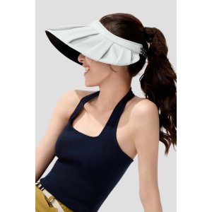 Pleat 女士壳式防晒帽 UPF100+