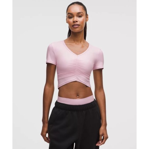 lululemonRuched V领短袖T恤