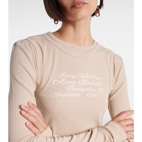 Layered 棉混纺印花T恤