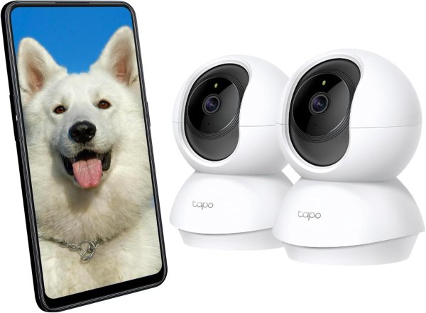  Tapo 双摄半价收📷$54拿下双包装智能安防摄像头