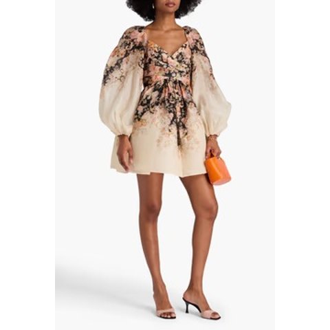 真丝亚麻连衣裙