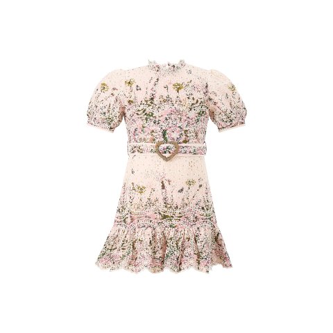 Chiara 刺绣迷你连衣裙