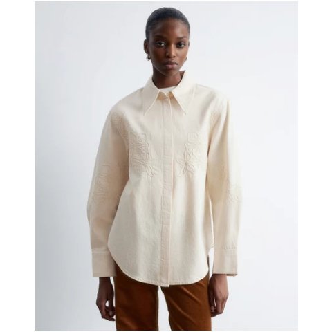 Embroidered 牛仔衬衫