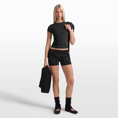 NikeNikeSKIMS 女士无缝短袖上衣