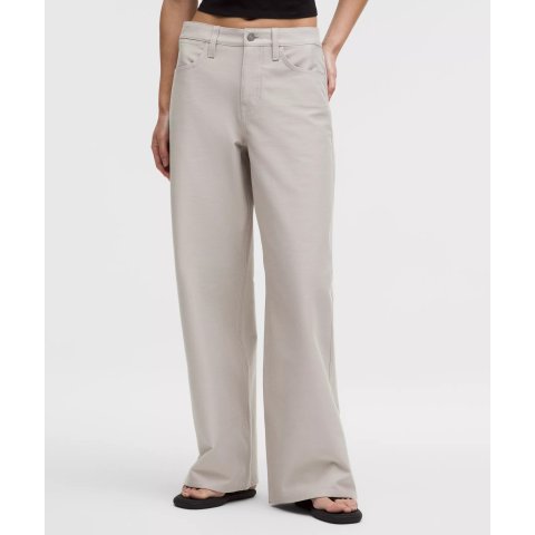 EasyFive 低腰阔腿裤 亚洲版