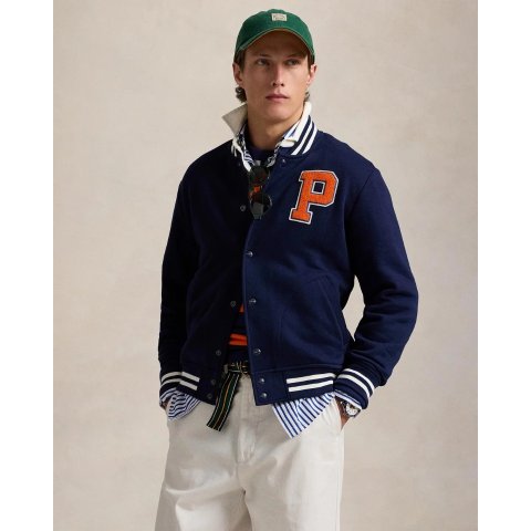 RL 羊羔绒棒球夹克