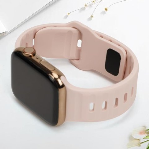 Silicone 运动手表带 粉色 49