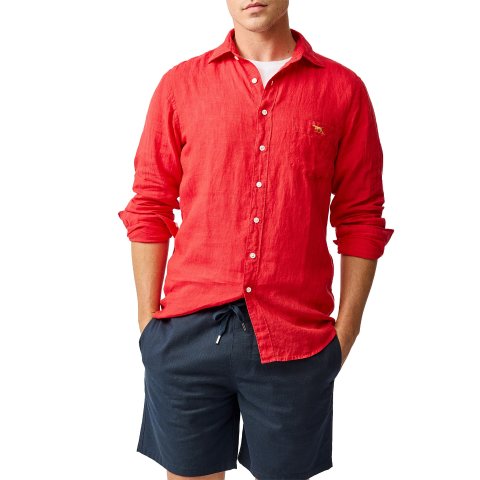 Coromandel 2号运动衬衫 长袖 红色