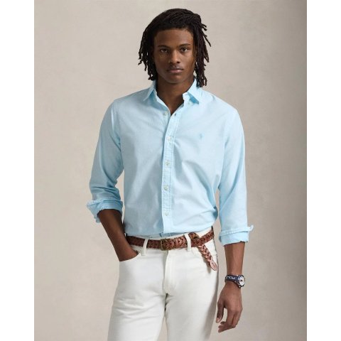 Custom Fit  蓝色衬衫